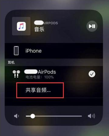 海城苹果14音频维修点分享iPhone14音频共享设置方法 