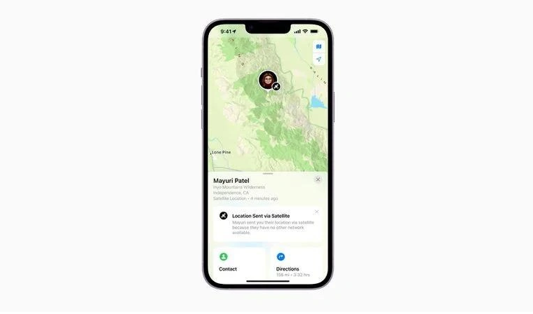 海城苹果14维修分享iPhone14系列中 FindMy功能通过卫星分享位置方法教程 