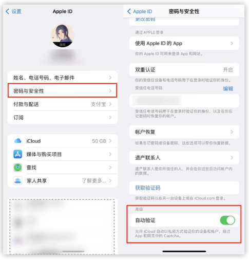 海城苹果手机维修分享iOS 16 自动验证功能开启方法 